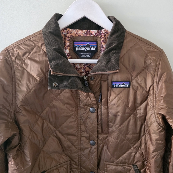 Patagonia S Granola Girl Gorpcore Hiking Cottagecore Quilted Back Pasture Jacket - Picture 2 of 15